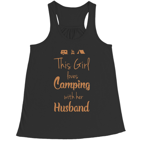 Camping With Her Husband